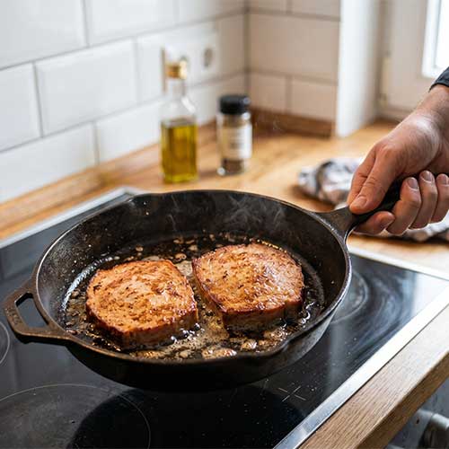 Leberkäse genießen