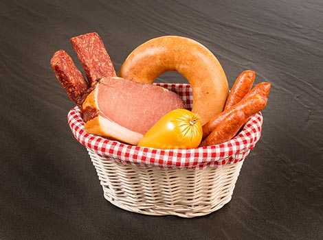 Präsentkorb Kleine Brotzeit