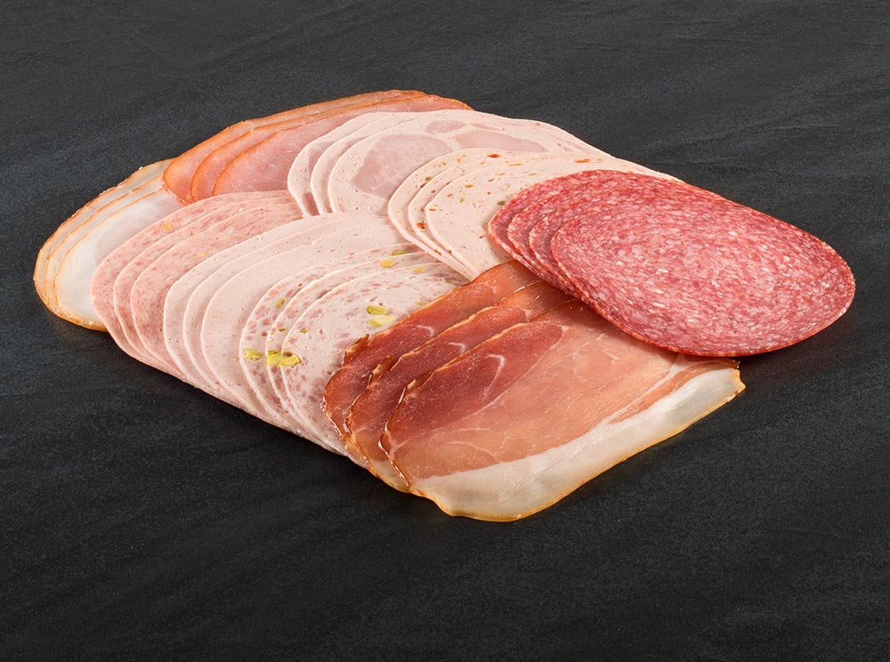 Aufschnittt 9fach Schale 300gr.
