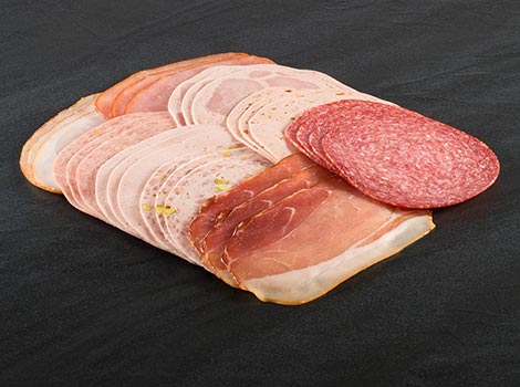 Aufschnittt 9fach Schale 300gr.