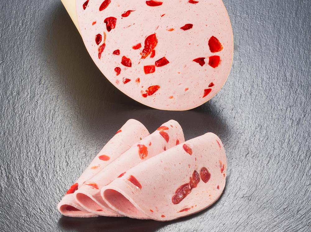 Fleischwurst m. fr. Paprika