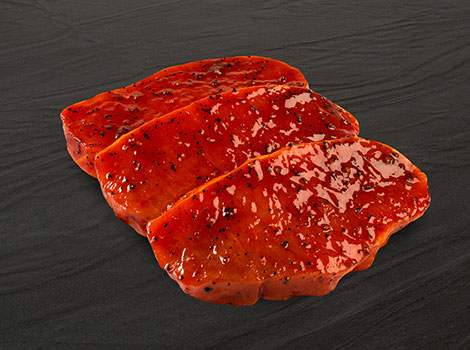 S-Minuten-Steak mariniert (Lachs)