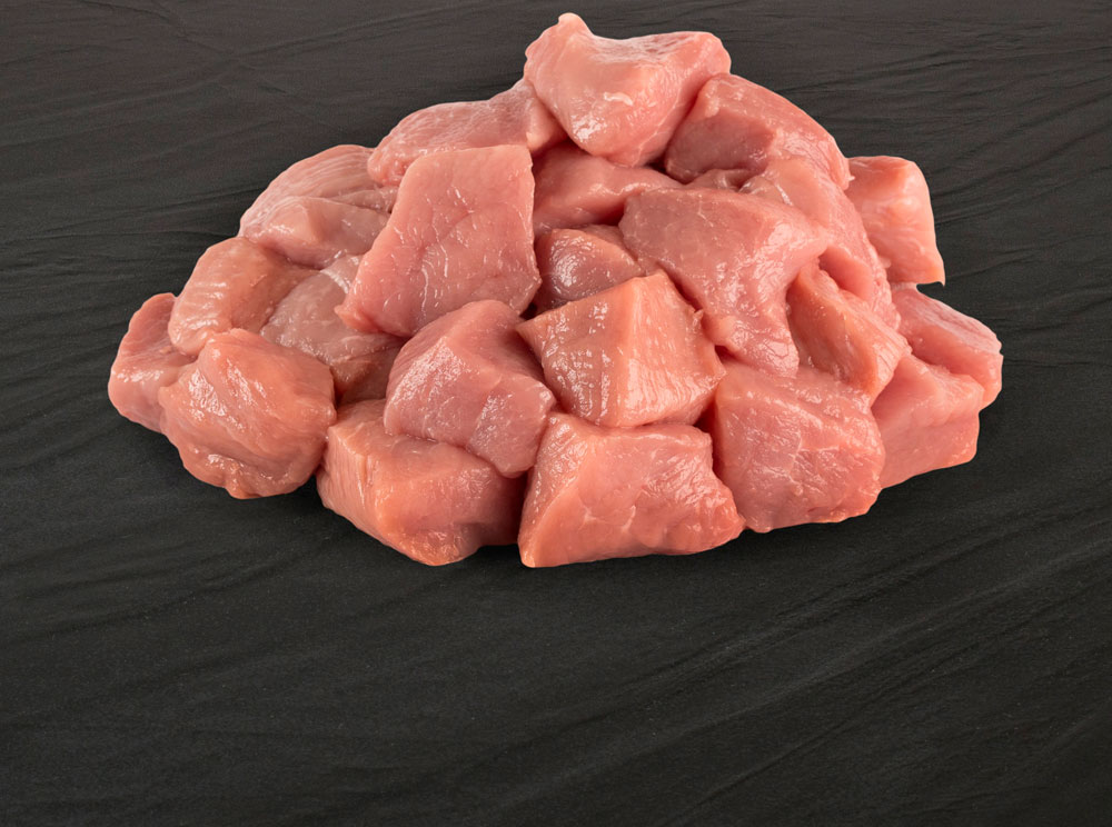 S-Gulasch geschnitten