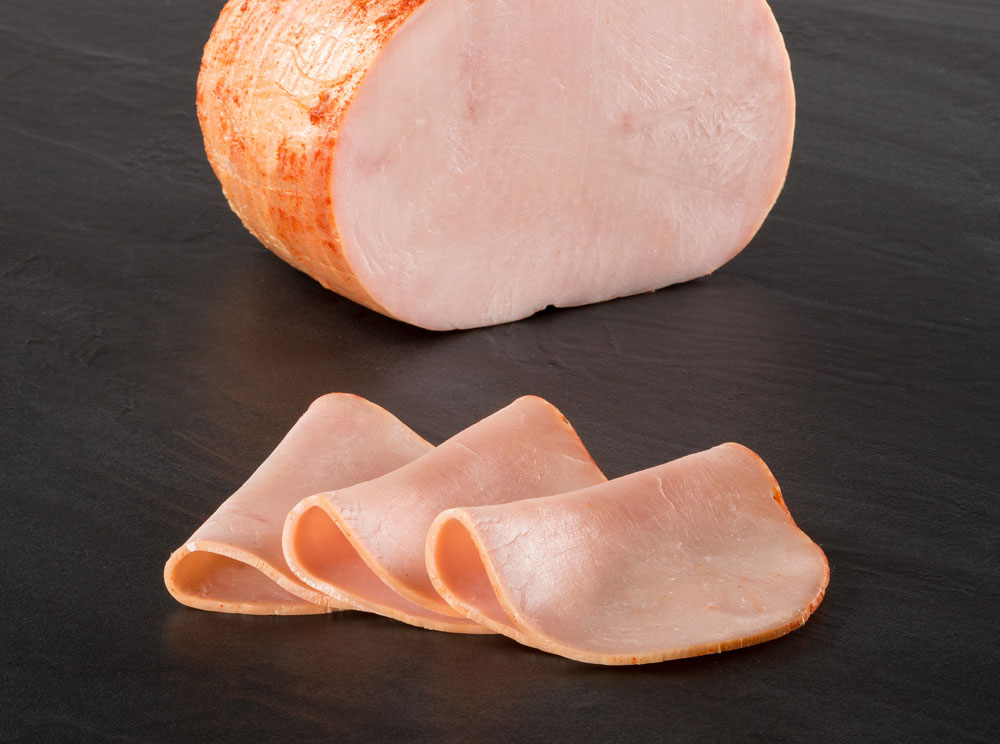 Putenbrust gegart mit Paprika