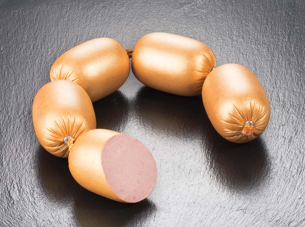 Kalbsleberwurst abgepaßt