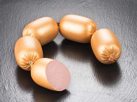 Kalbsleberwurst abgepaßt