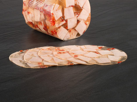Putensülze mit Paprika