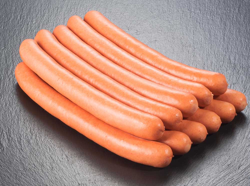 Wiener paarweise geschnitten