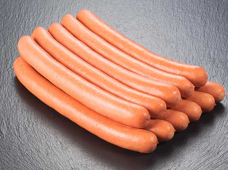 Wiener paarweise geschnitten