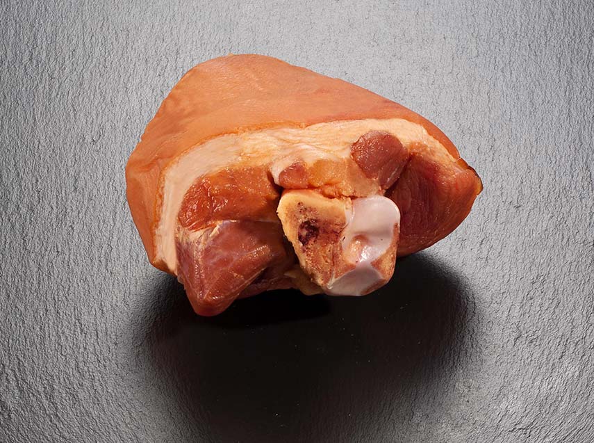 Vordere Schweinehaxe geräuchert/gekocht