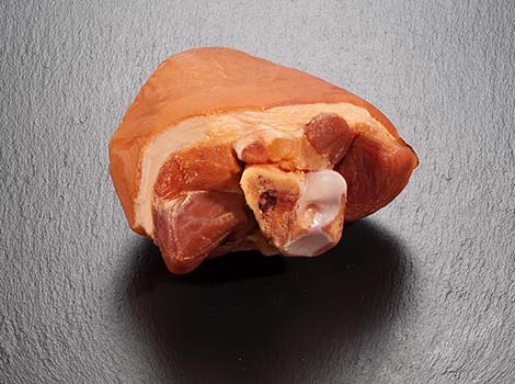 Vordere Schweinehaxe geräuchert/gekocht