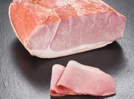 Frühstücksfleisch flach