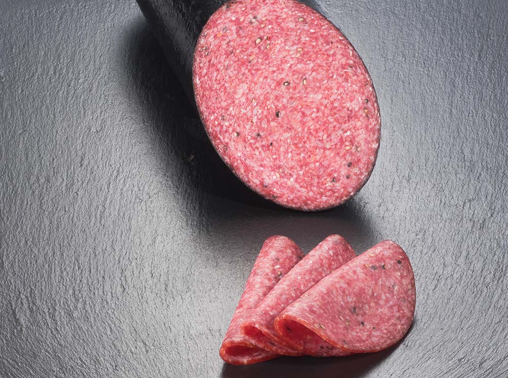 Katenrauchsalami schwarz Kal. 80