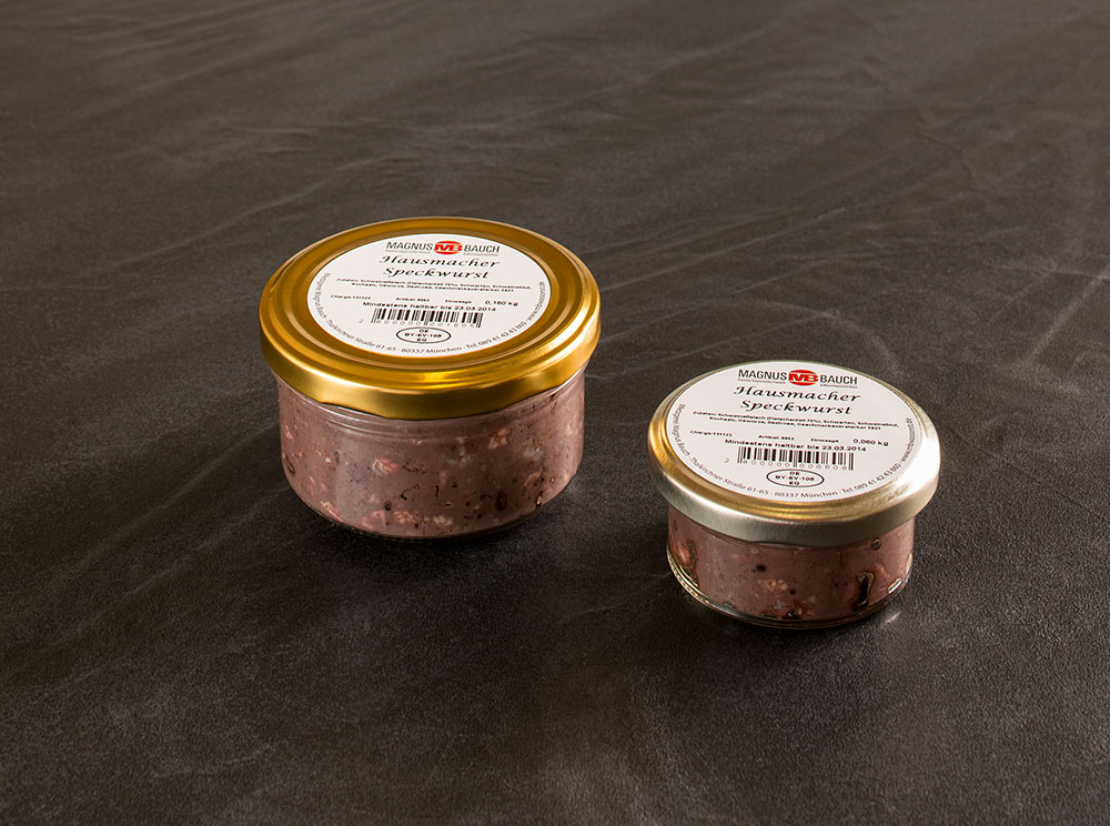 Hausmacher Speckwurst im Glas 160 g